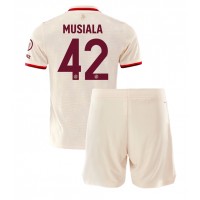 Maglia Calcio Bayern Munich Jamal Musiala #42 Terza Divisa Bambino 2024-25 Manica Corta (+ pantaloncini)